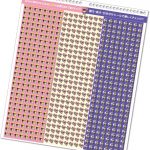 夢達成カレンダー勝敗シール